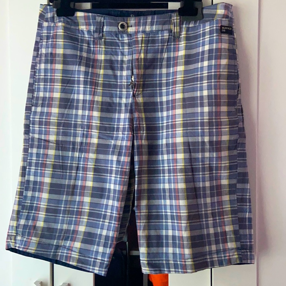 BUFFALO DAVID BITTON SHORT BLUE REVERSIBLE  32